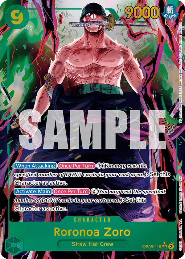 One Piece Manga Rare Zoro