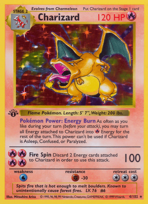 Any Graded Base Set Charizard